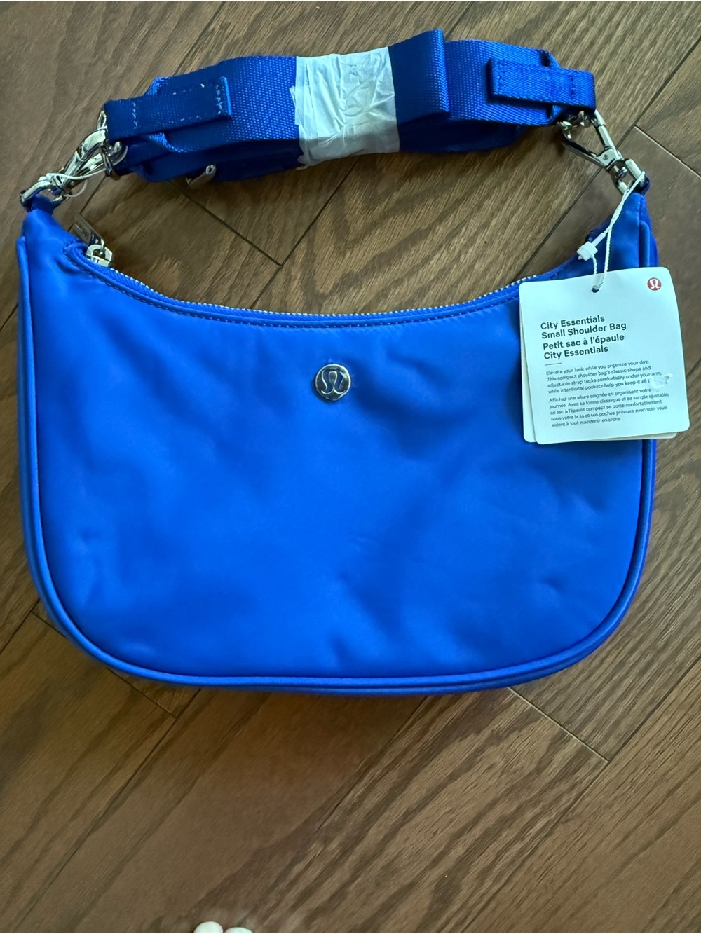 NWT lululemon athletica Small City Essentials Shoulder Bag in Bright Blue